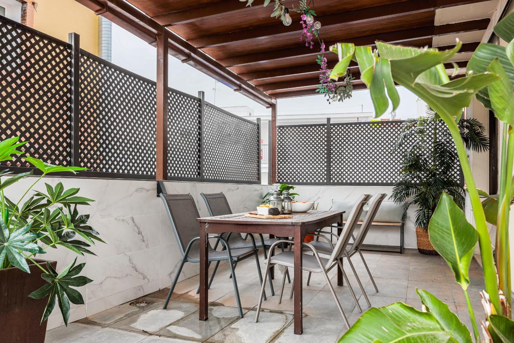 Fantastico Atico 2 Hab Gran Terraza Sevilla/Triana Buitenkant foto