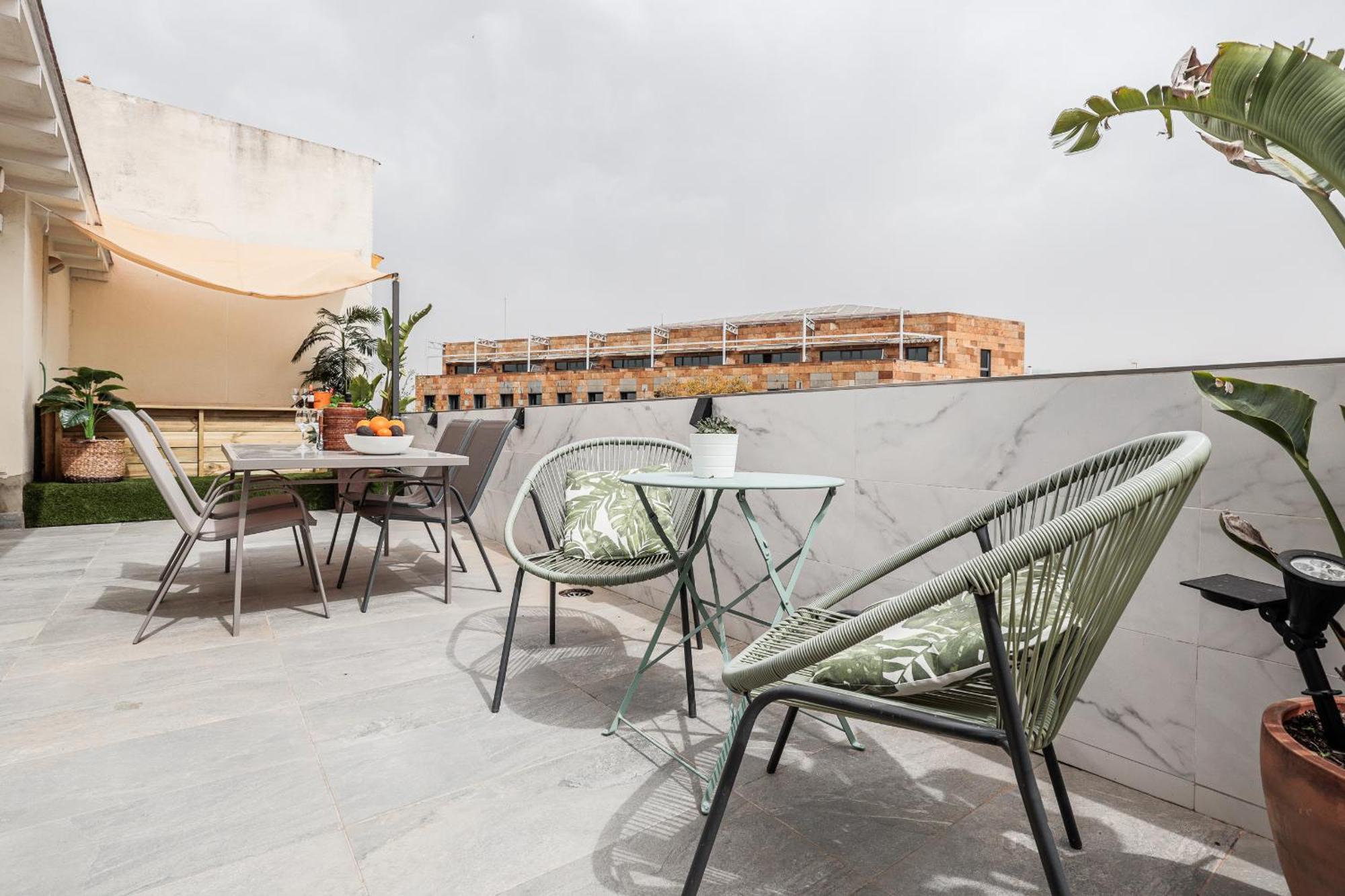 Fantastico Atico 2 Hab Gran Terraza Sevilla/Triana Buitenkant foto