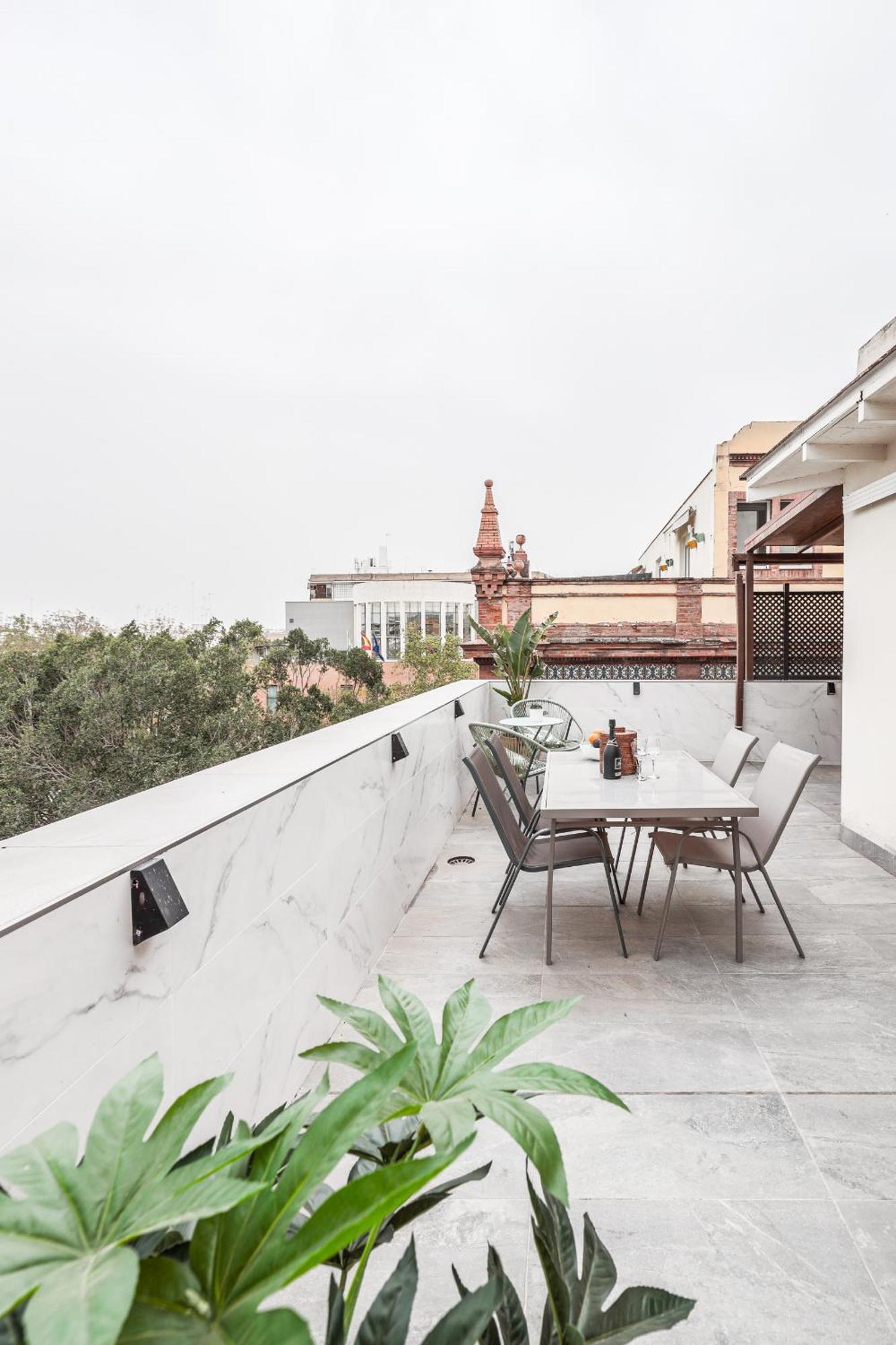 Fantastico Atico 2 Hab Gran Terraza Sevilla/Triana Buitenkant foto