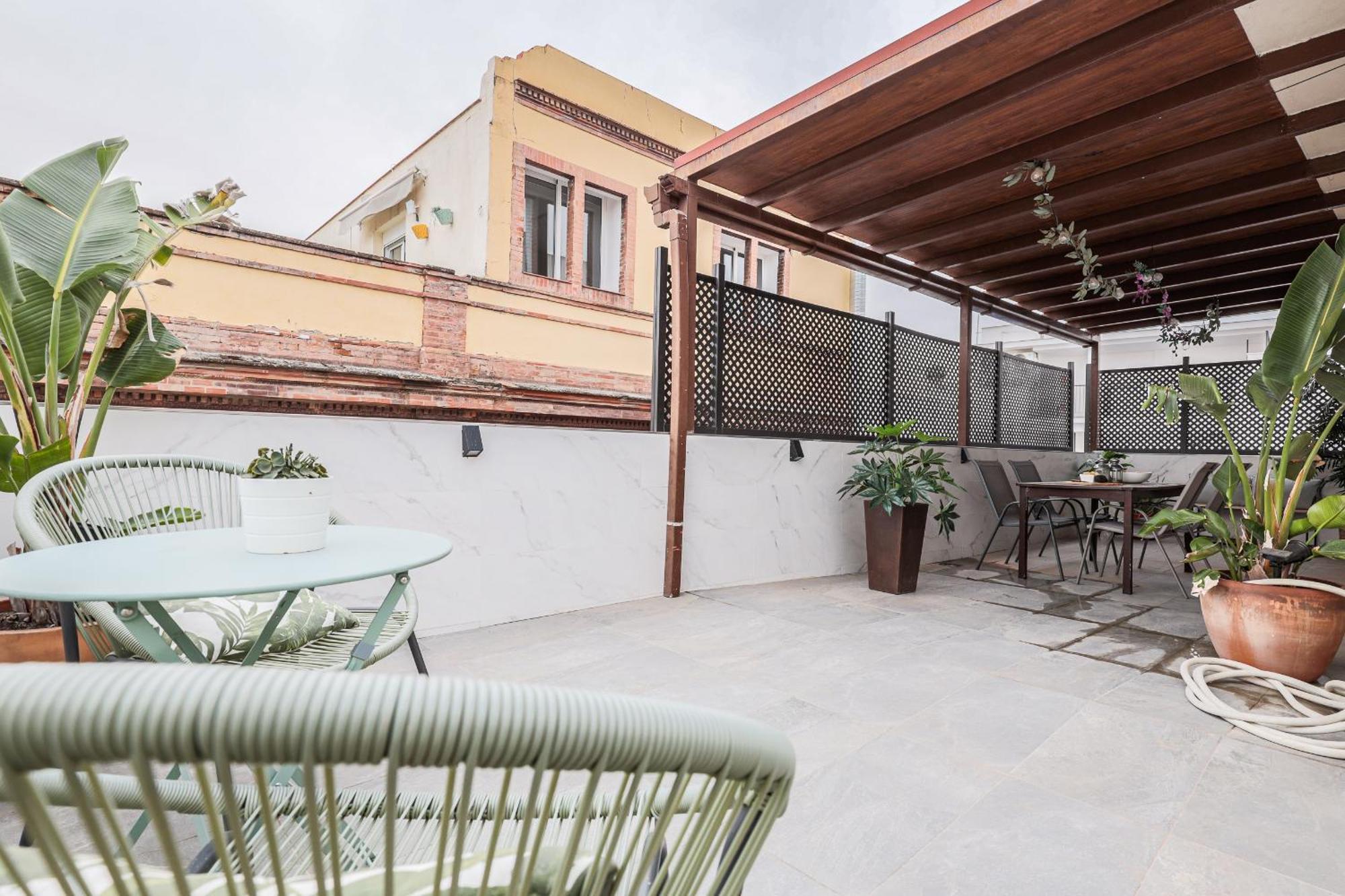 Fantastico Atico 2 Hab Gran Terraza Sevilla/Triana Buitenkant foto
